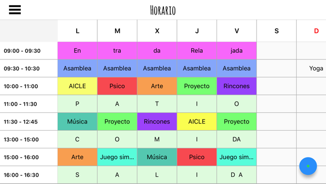 Agenda para profes en apuros