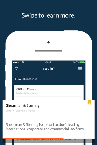 Route1 – legal jobs screenshot 3
