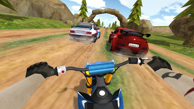 Dirt Bike Racing Rally Traffic