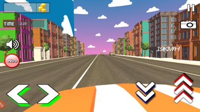 Blocky City Car Racing screenshot 3