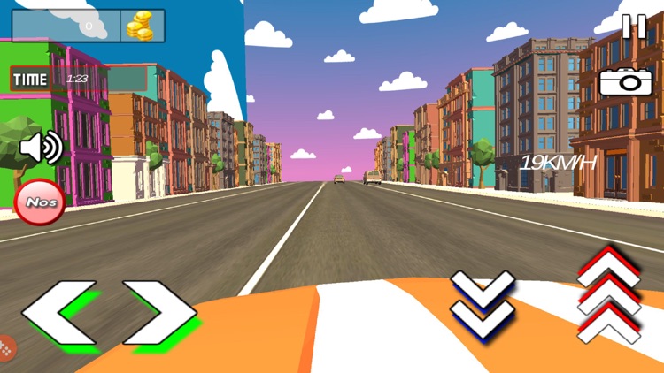 Blocky City Car Racing