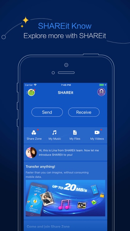 SHAREit - Connect & Transfer screenshot-0