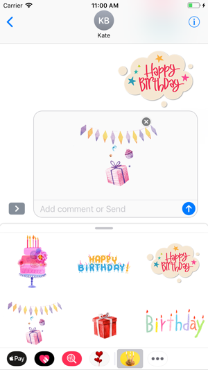 Happy Birthday 2018 Stickers(圖3)-速報App