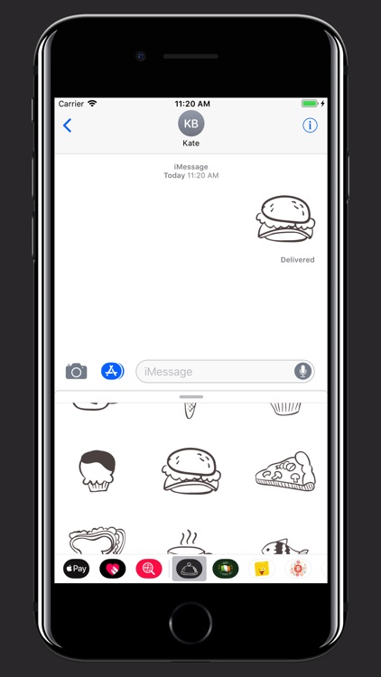 Hand drawn food: Eat and Drink screenshot-4