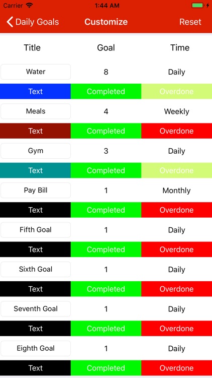 Daily Goals - Habit Tracker screenshot-3
