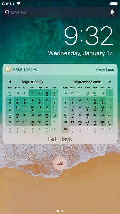 Calendar Widget
