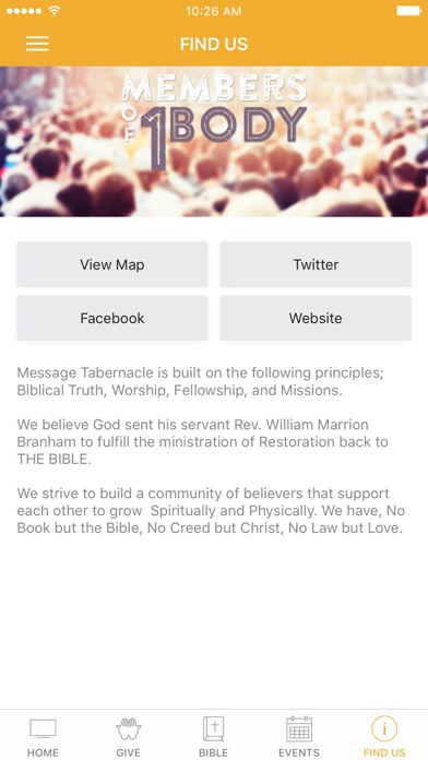 Message Tabernacle Church screenshot 3