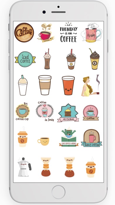 Coffee sticker Pack for Coffee Lovers screenshot 3