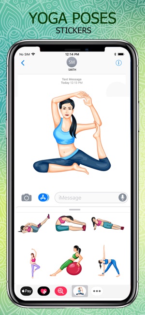 Yoga Poses Stickers Pack(圖3)-速報App