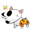 Cute Bull Terrier Dog Sticker