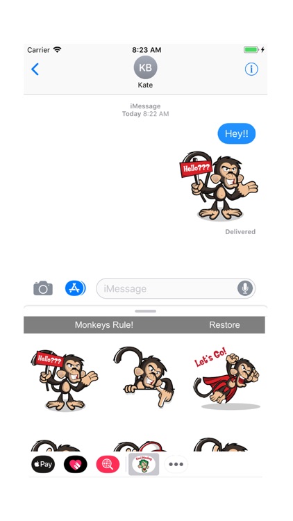 Cool Monkey Stickers