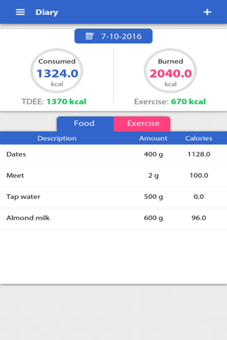 Weight Gain Calculator screenshot 4