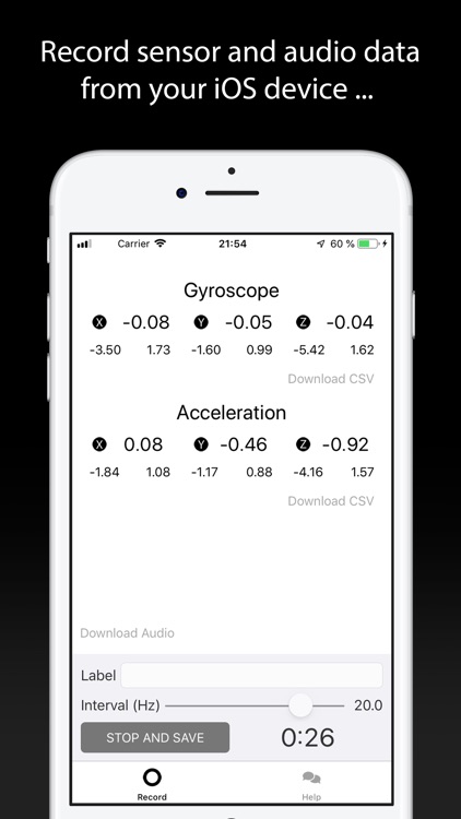 Sensor Data Recorder