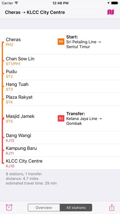 Kuala Lumpur Rail Map screenshot-3