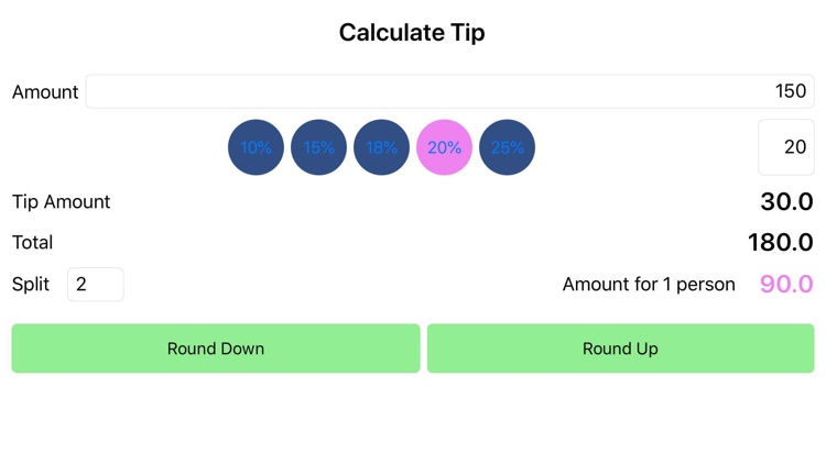 Calculator Tip Amount screenshot-4