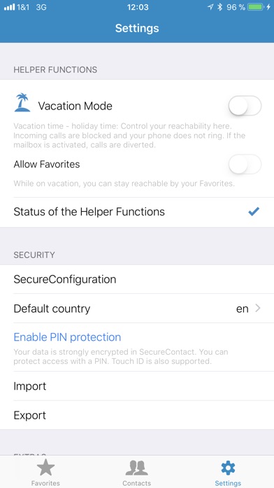SecureContact Pro screenshot 2