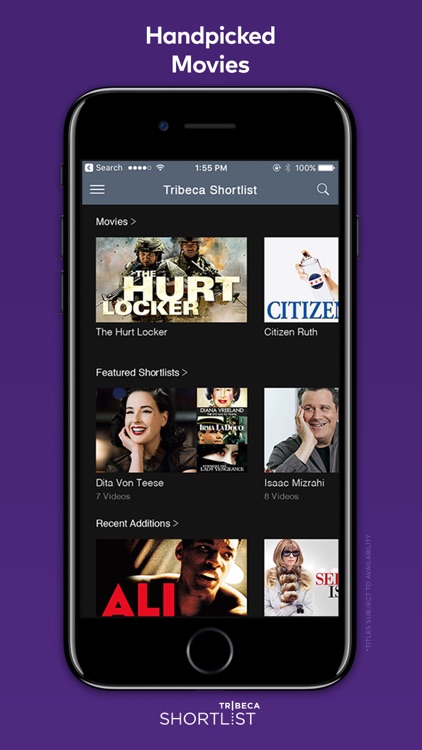 Tribeca Shortlist - Handpicked Movies screenshot-0