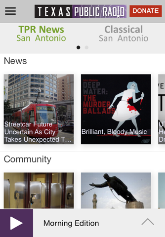 Texas Public Radio App - náhled
