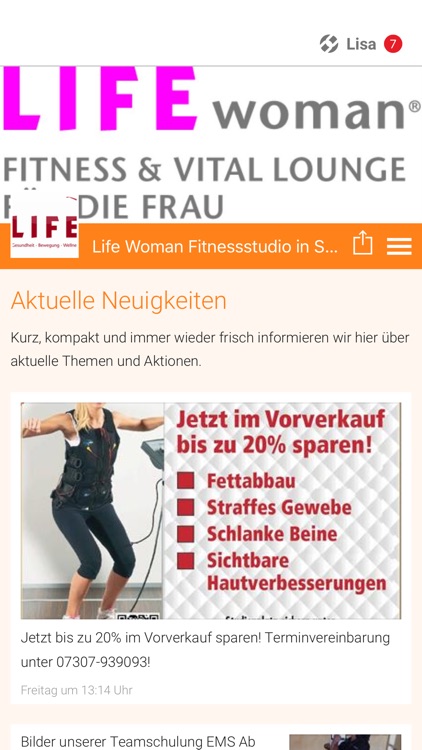 LIFE Woman Fitnessstudio