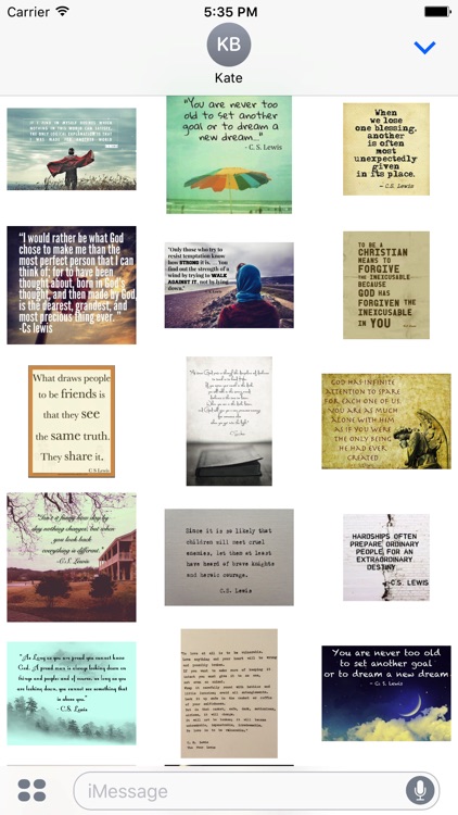 C.S. Lewis Quotes -- Inspiring Stickers