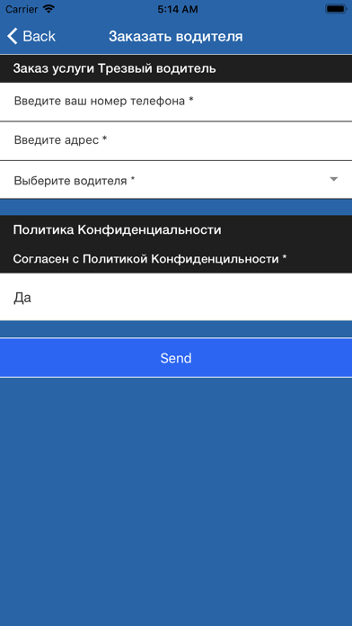 Трезвый Водитель Мой Штурман screenshot 4