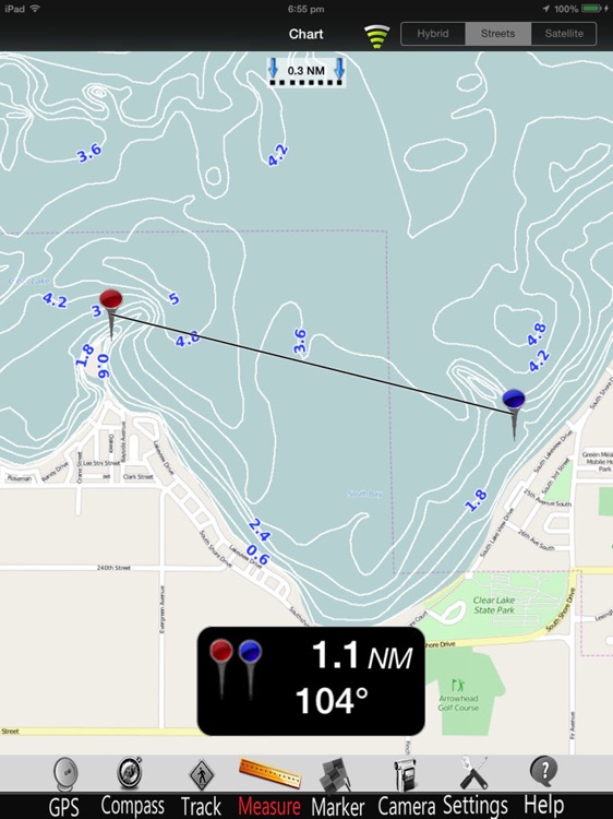 Iowa Lakes Nautical Charts Pro