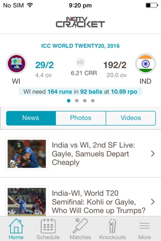 NDTV Cricket screenshot 3