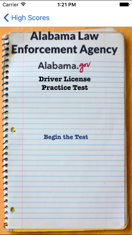 AL Driver Test