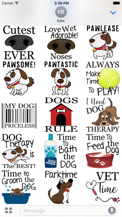 Dog Paws Stickers screenshot 3
