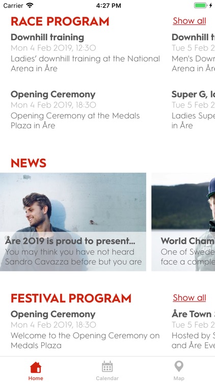 Åre 2019 Event App