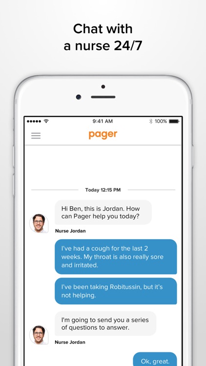 Pager: Chat with a Nurse