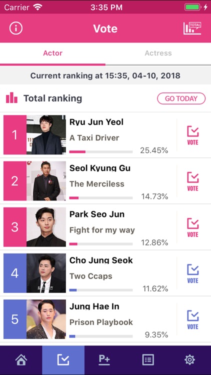 54th BaekSang Arts Awards VOTE