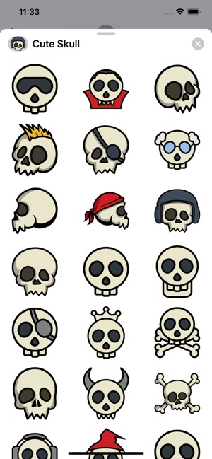 Halloween - Cute Skull(圖2)-速報App