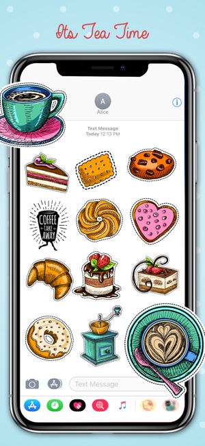 Tea Party Stickers Pack