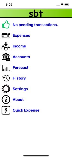 SRFG Simple Budget Tracker