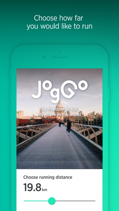 JogGo - Customized running routes & audio guidance Screenshot 1