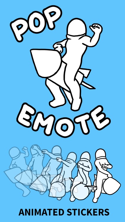 Pop Emote & Dance Stickers screenshot-0