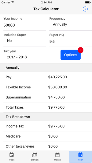 Aussie Taxes - ATO Income Tax Calculator(圖4)-速報App