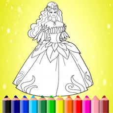 Activities of Cute Princess Color Pages