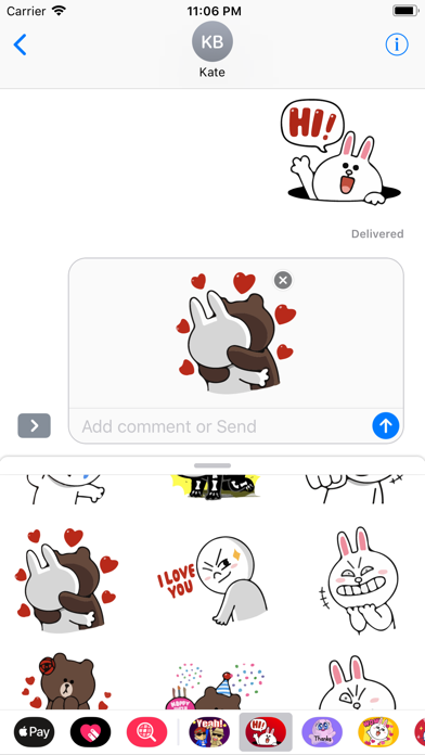 Betsy Cute Emoji Stickers App screenshot 2