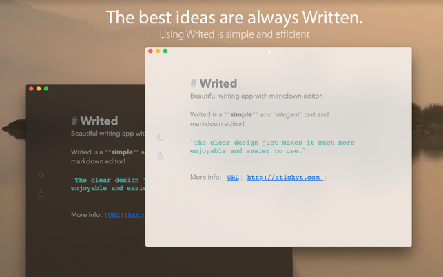 Writed Beautiful markdown app