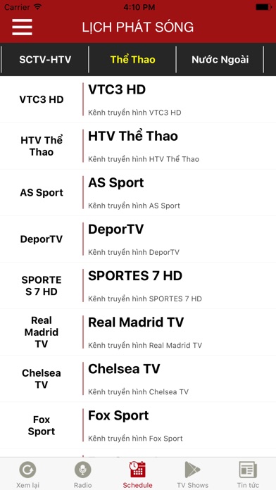 Tivi Viet Pro - Lịch phát sóng screenshot 4