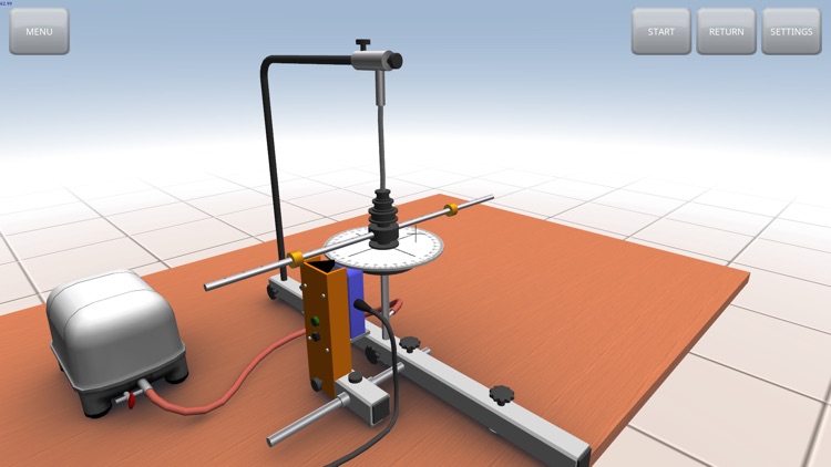 Inertia of Horizontal Rod