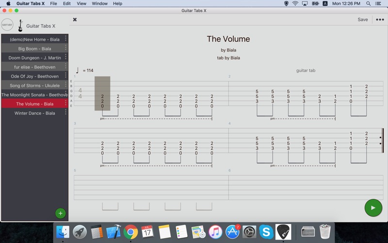 Guitar Tabs X screenshot1