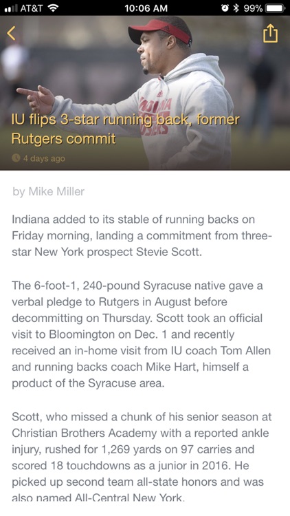 Hoosier Sports Report iOS screenshot-4