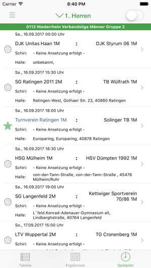 TV Ratingen Handball(圖2)-速報App