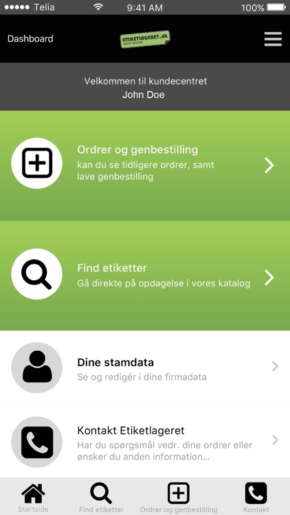 Etiketlageret.dk kunde app