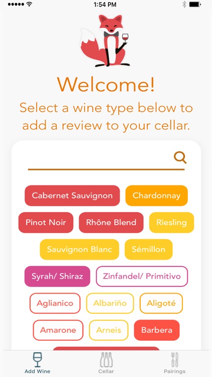 WineFox - Wine Pairing & Notes