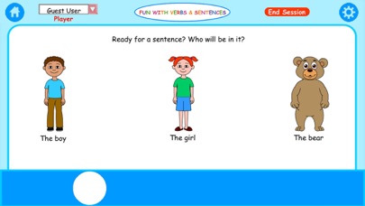 Fun with Verbs & Sentences Screenshot 2