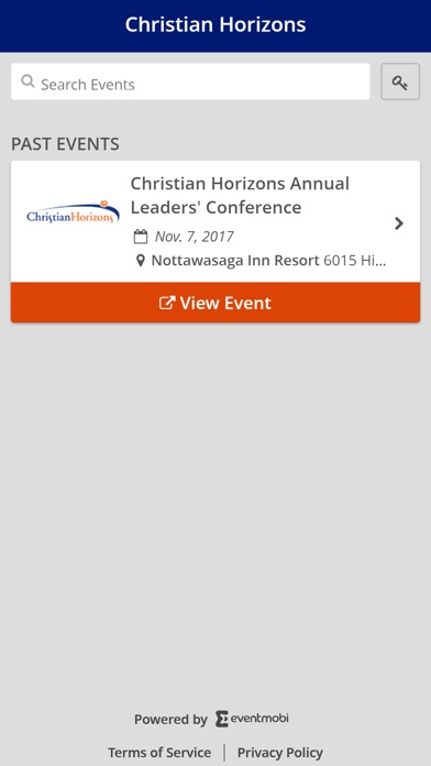 CH Events App screenshot 2